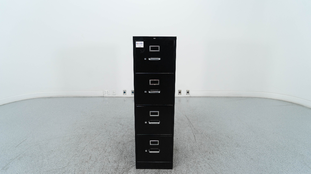 Black 4 Drawer Filing Surplus Solutions